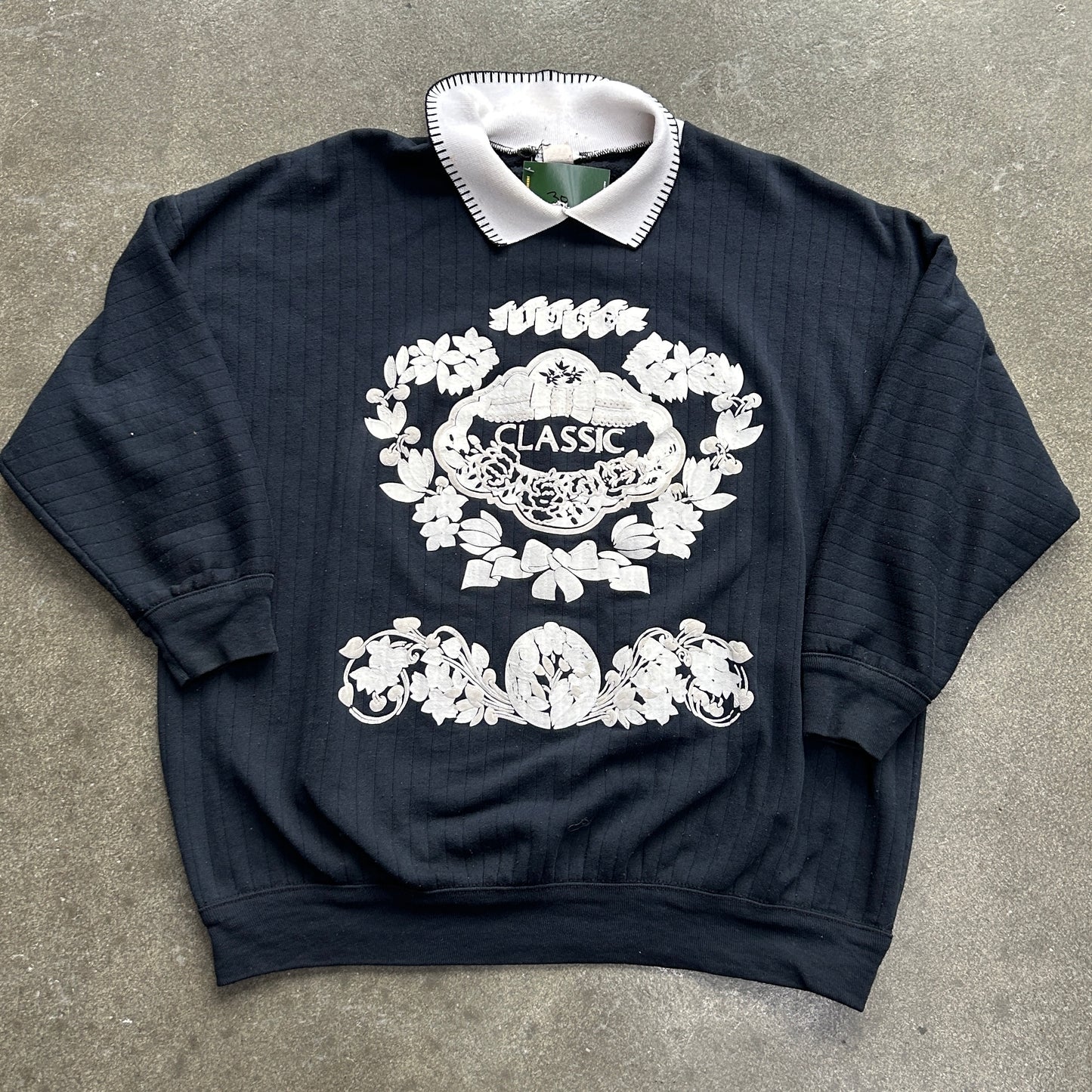 Vintage Classic Collared Crewneck