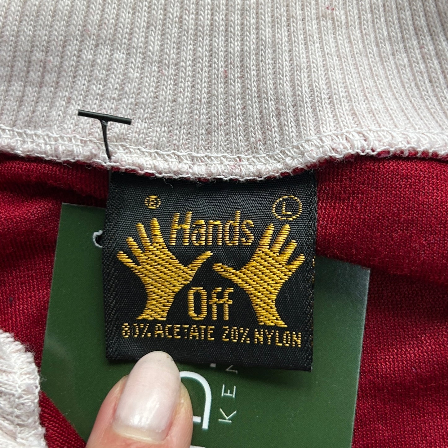 Vintage Red Quarter Zip Crewneck
