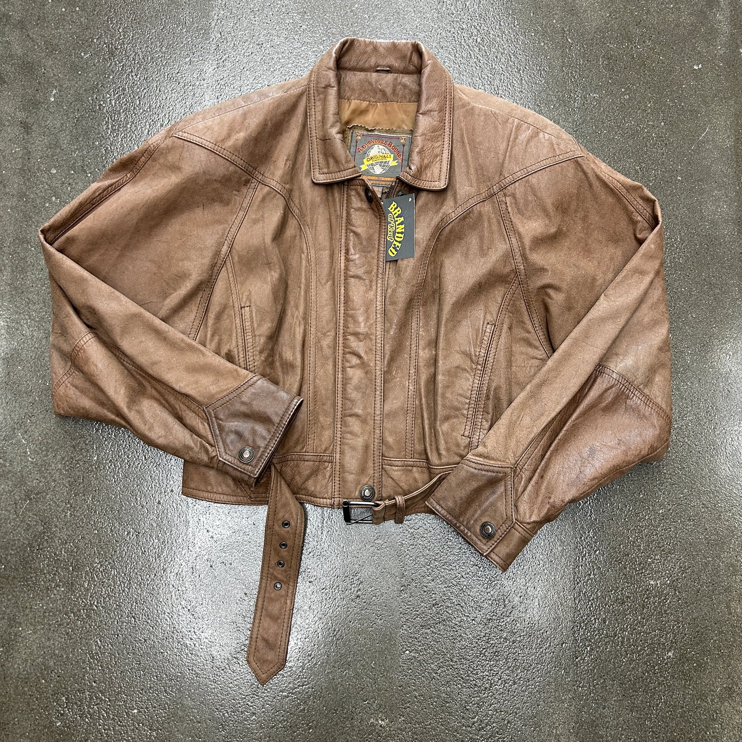 Vintage Adventure Bound Leather Jacket