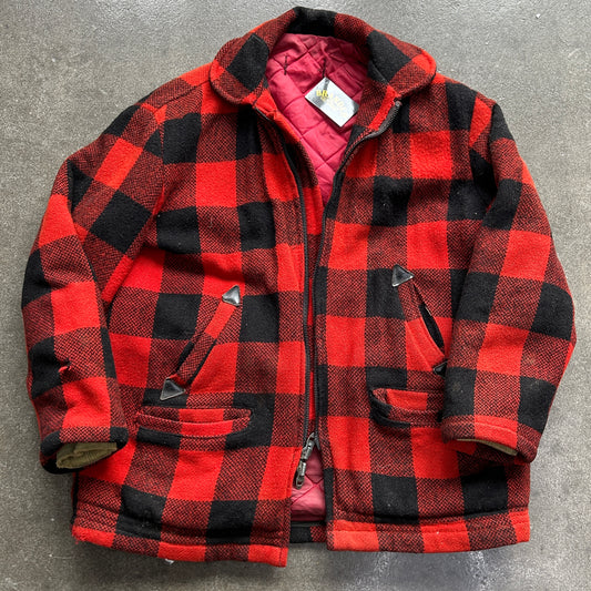 Vintage Plaid Wool Jacket