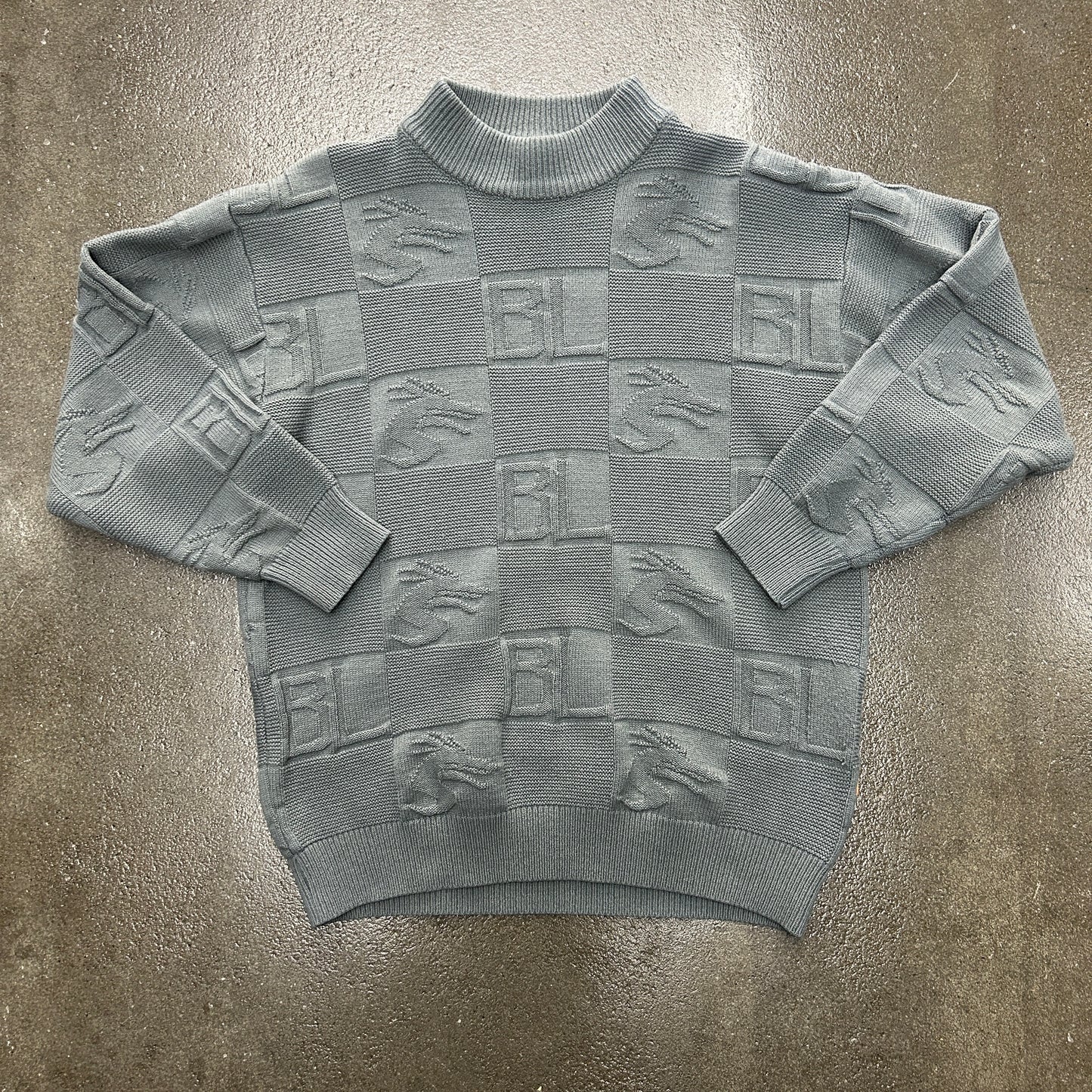 Vintage Bruce Lee Dragon Embossed Sweater