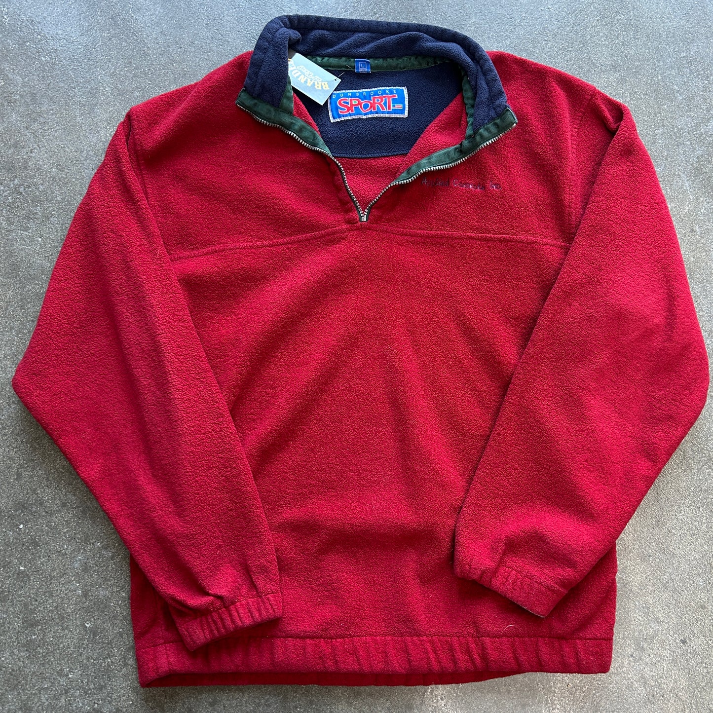 Vintage Applied Concepts Quarter Zip Crewneck