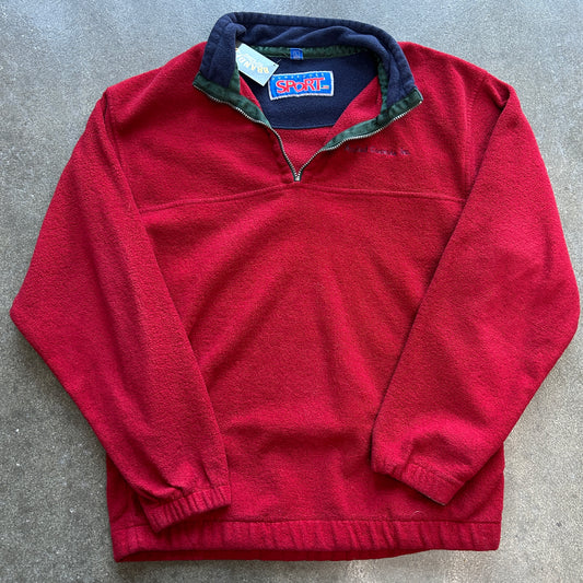 Vintage Applied Concepts Quarter Zip Crewneck