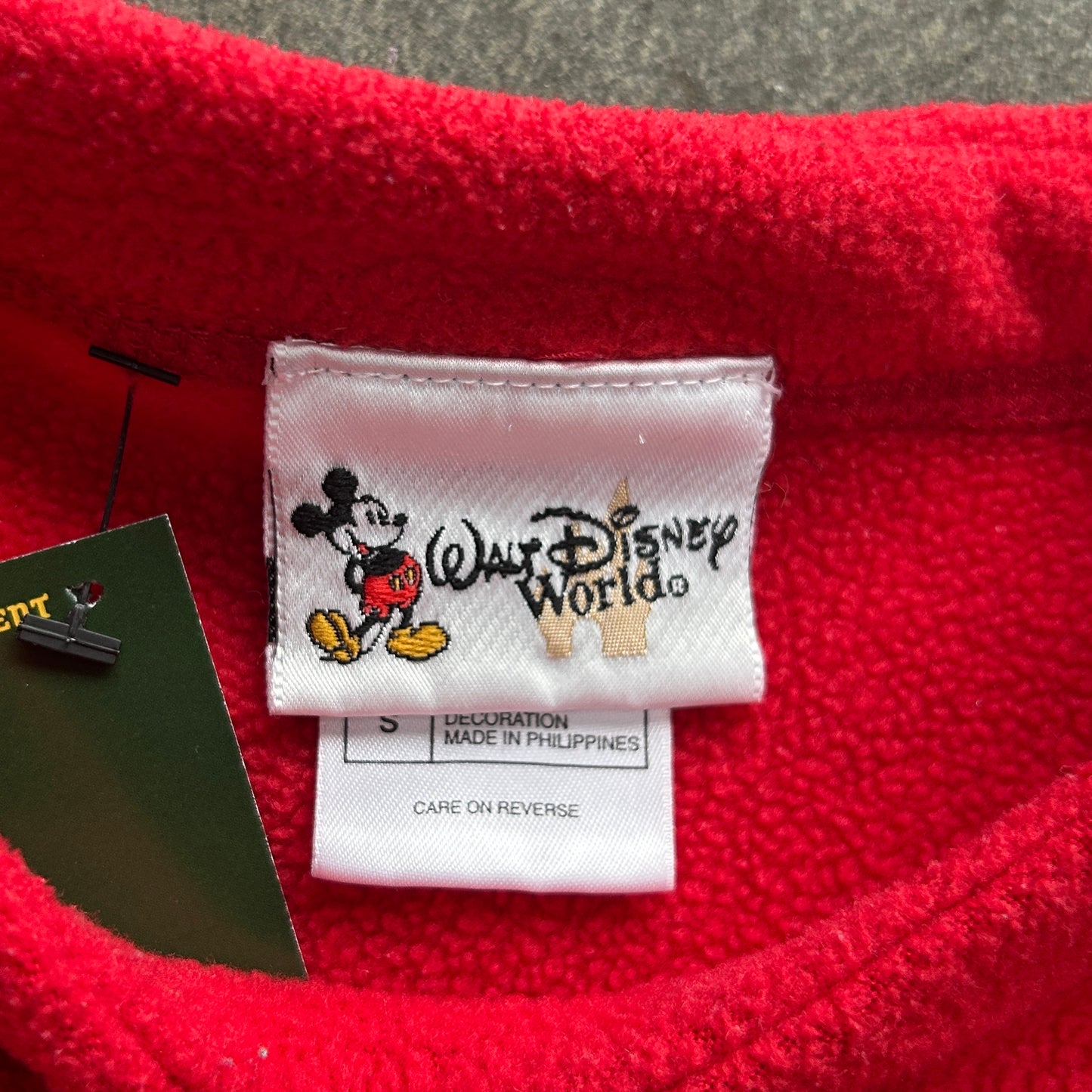 Vintage Embroidered Mickey Fleece Crewneck