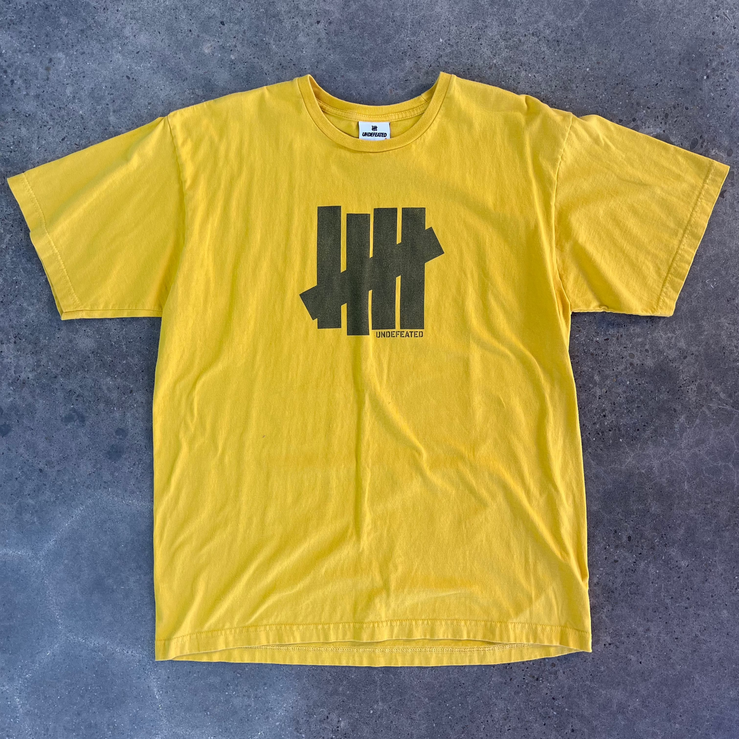 Vintage Yellow Undefeated Tee