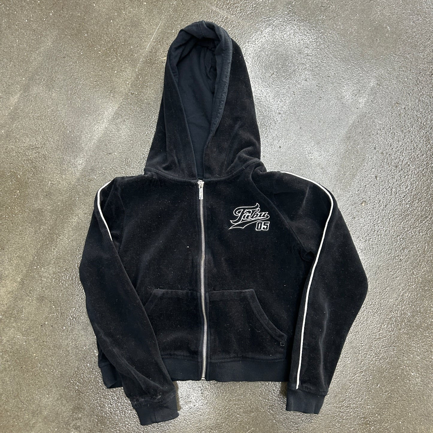 Y2K Fubu Velvet Zip Up