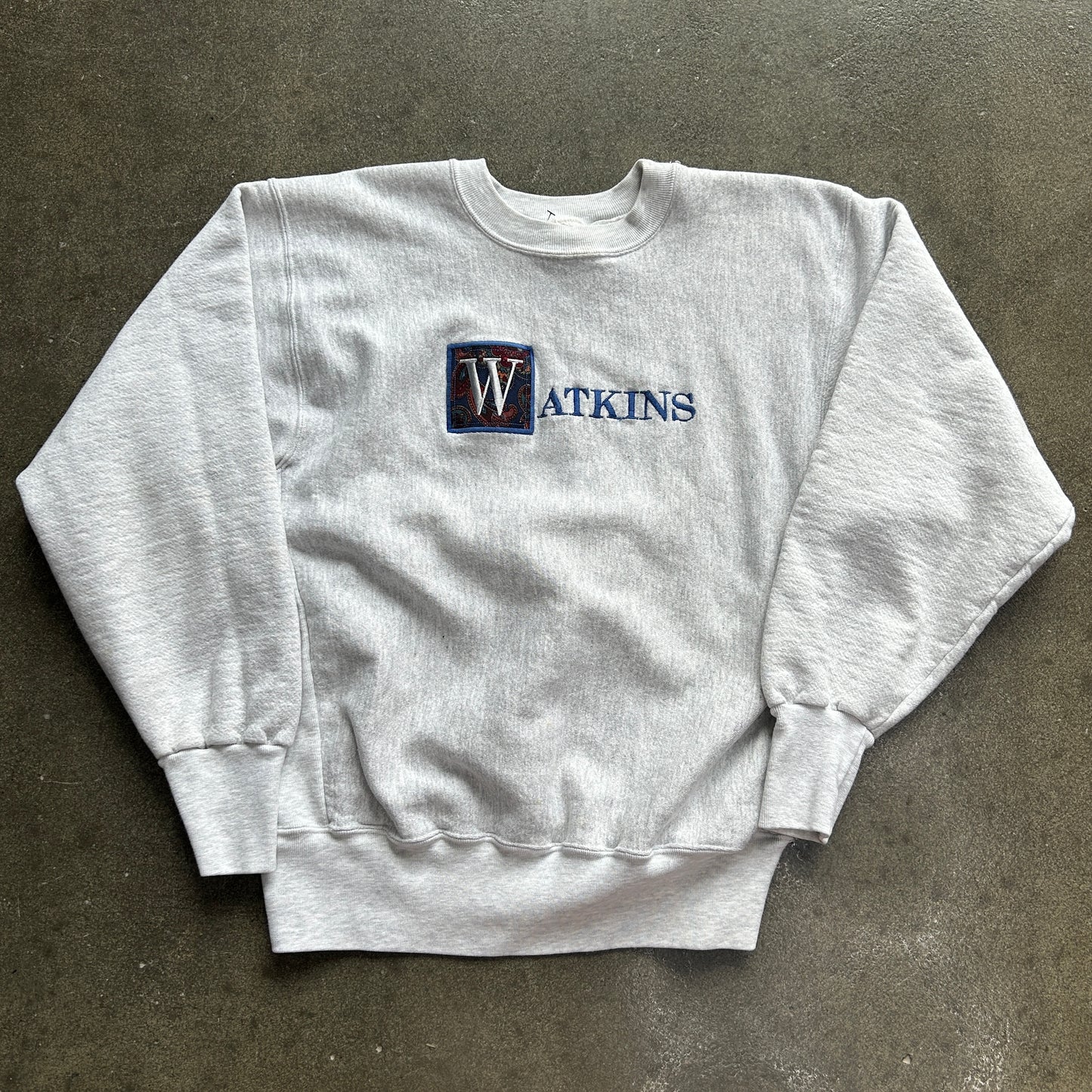 Vintage Watkins Embroidered Crewneck