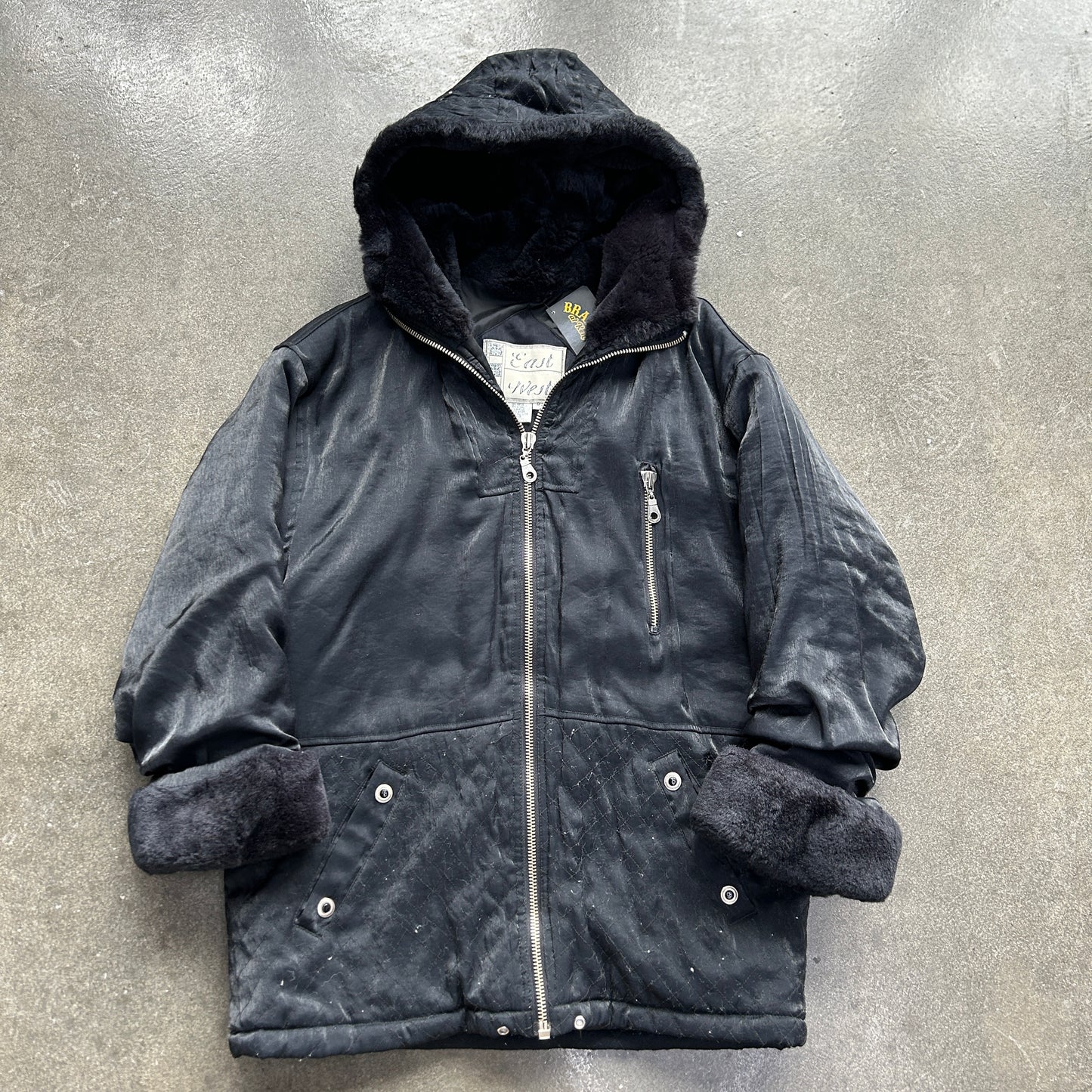 Vintage East West Jacket with Fur