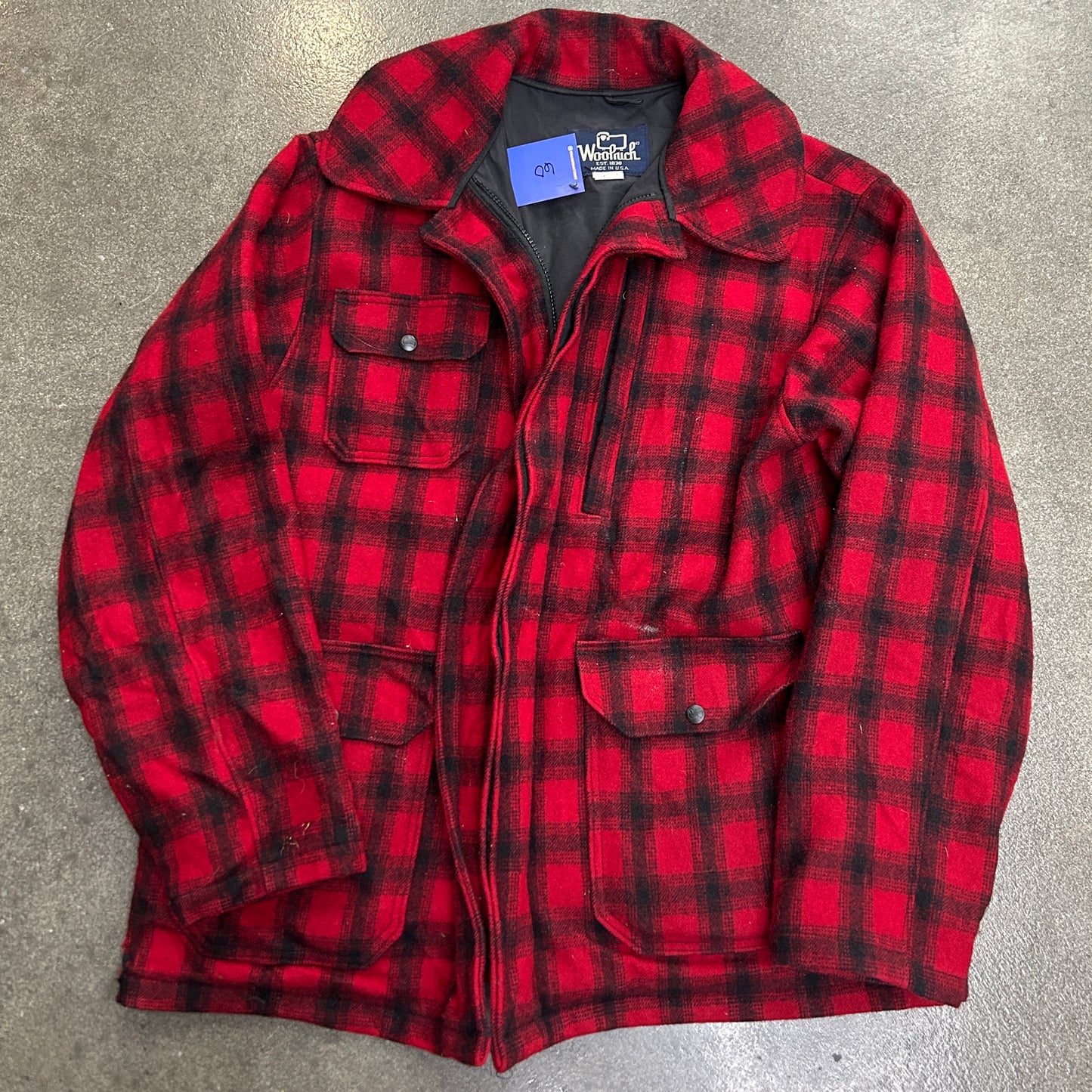 Vintage Woolrich Red Plaid Jacket
