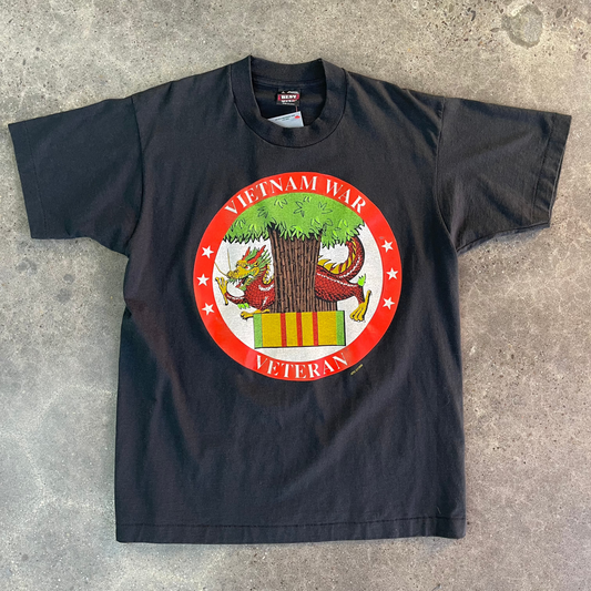 Vintage Vietnam War Veteran Dragon Tee