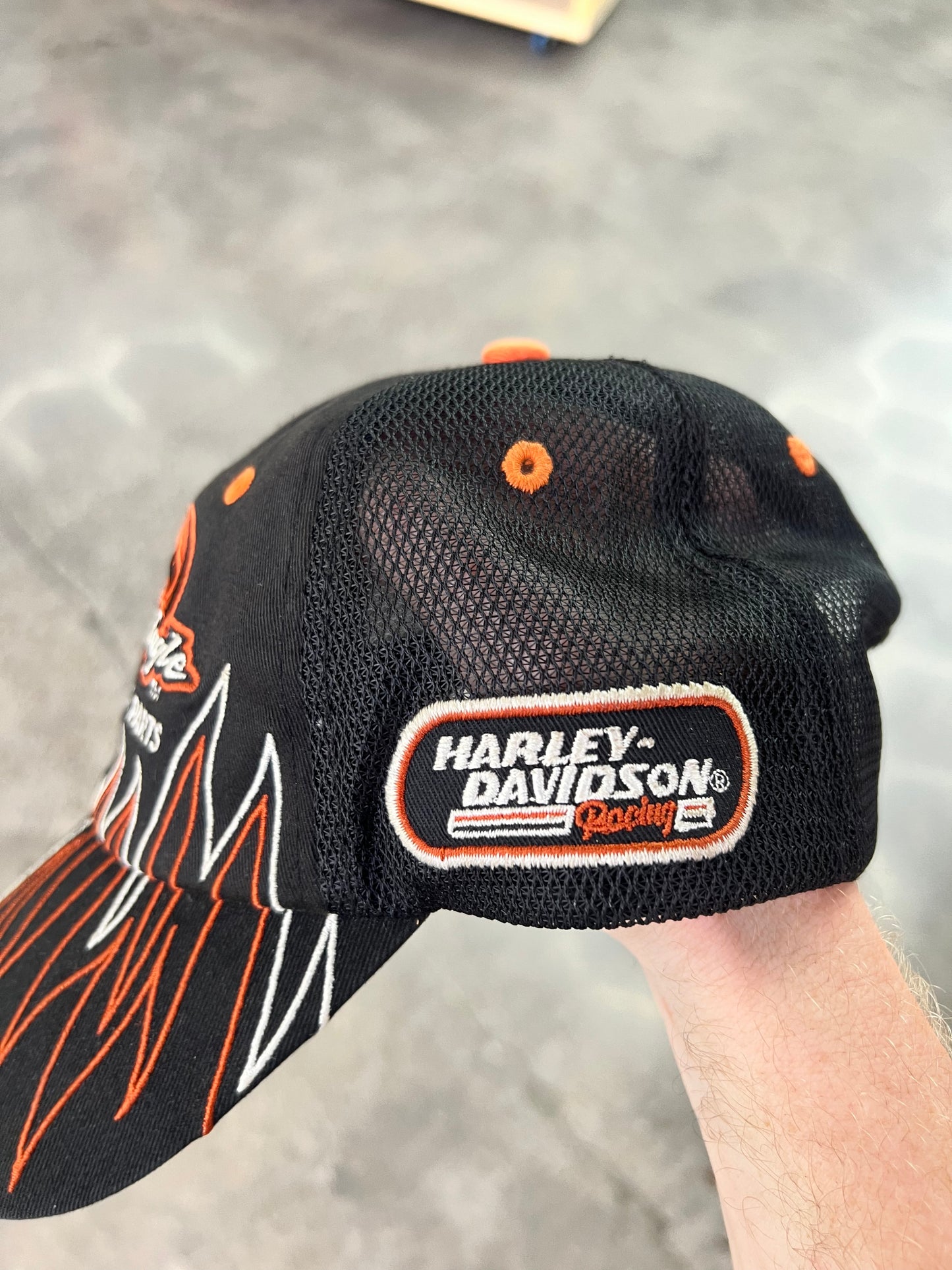 Vintage Y2K Screaming Eagle Harley Snapback