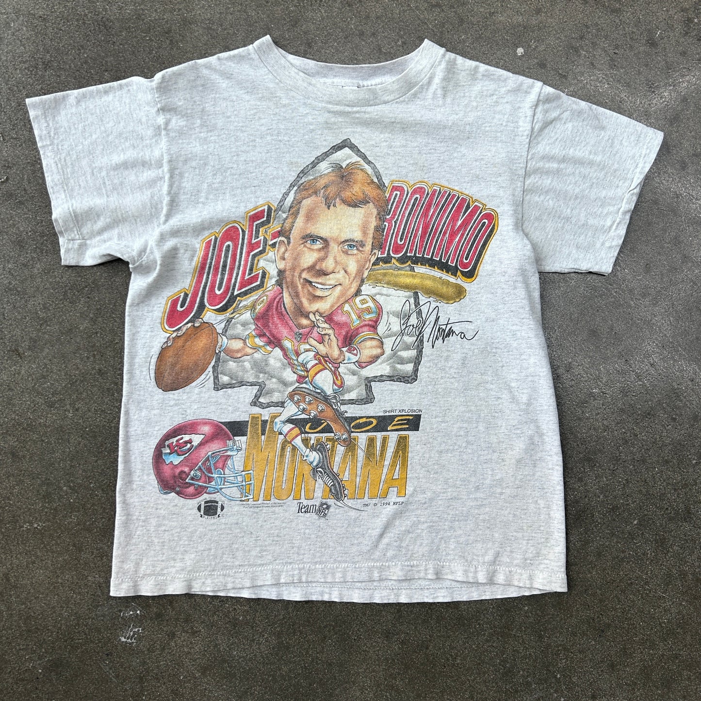 Vintage 1994 Joe Montana KC Chiefs Tee