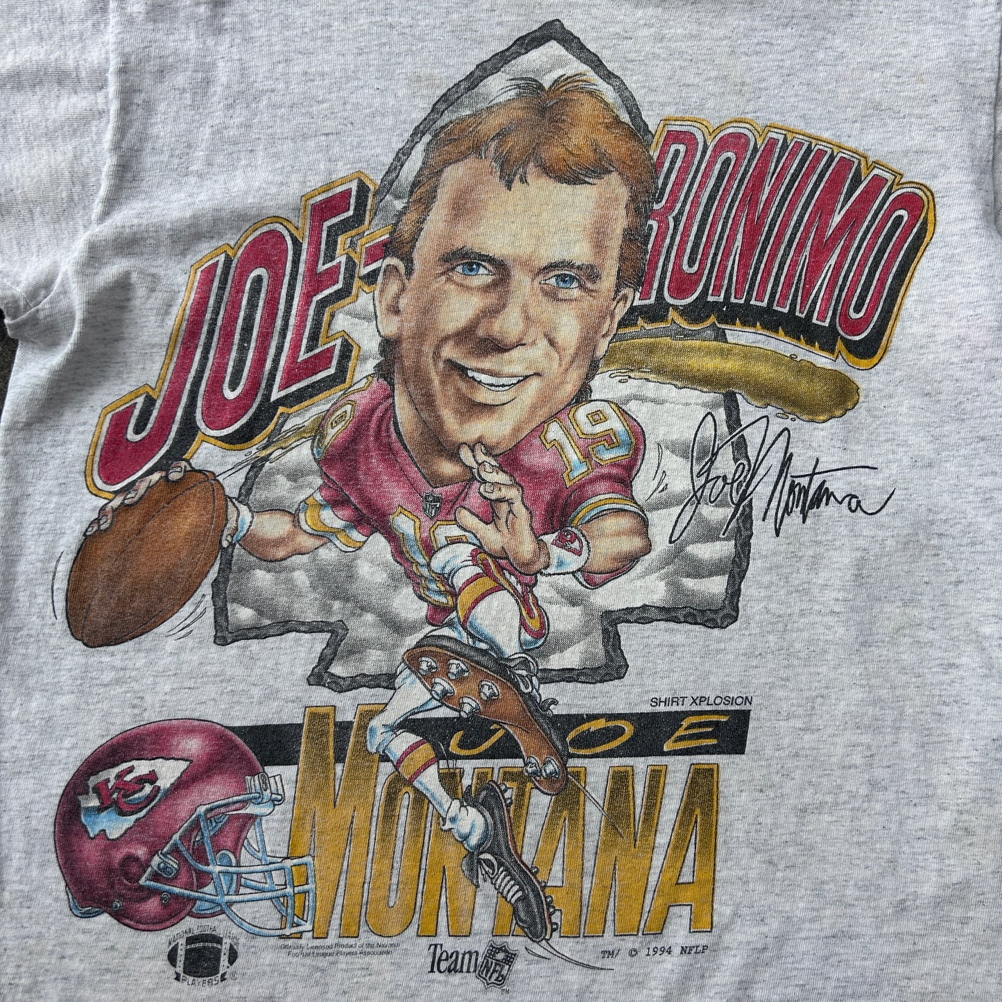 Vintage 1994 Joe Montana KC Chiefs Tee