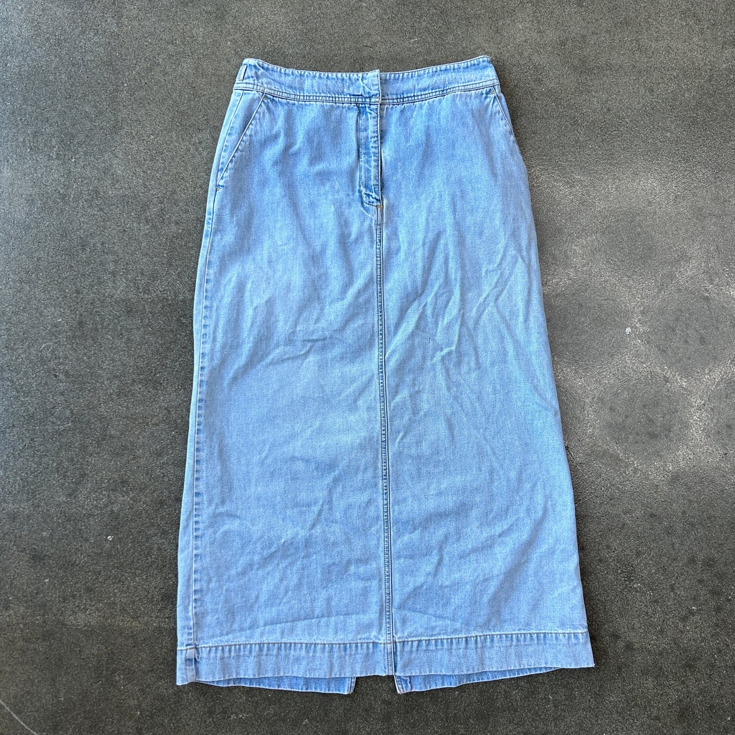 Eddie Bauer Long Denim Skirt