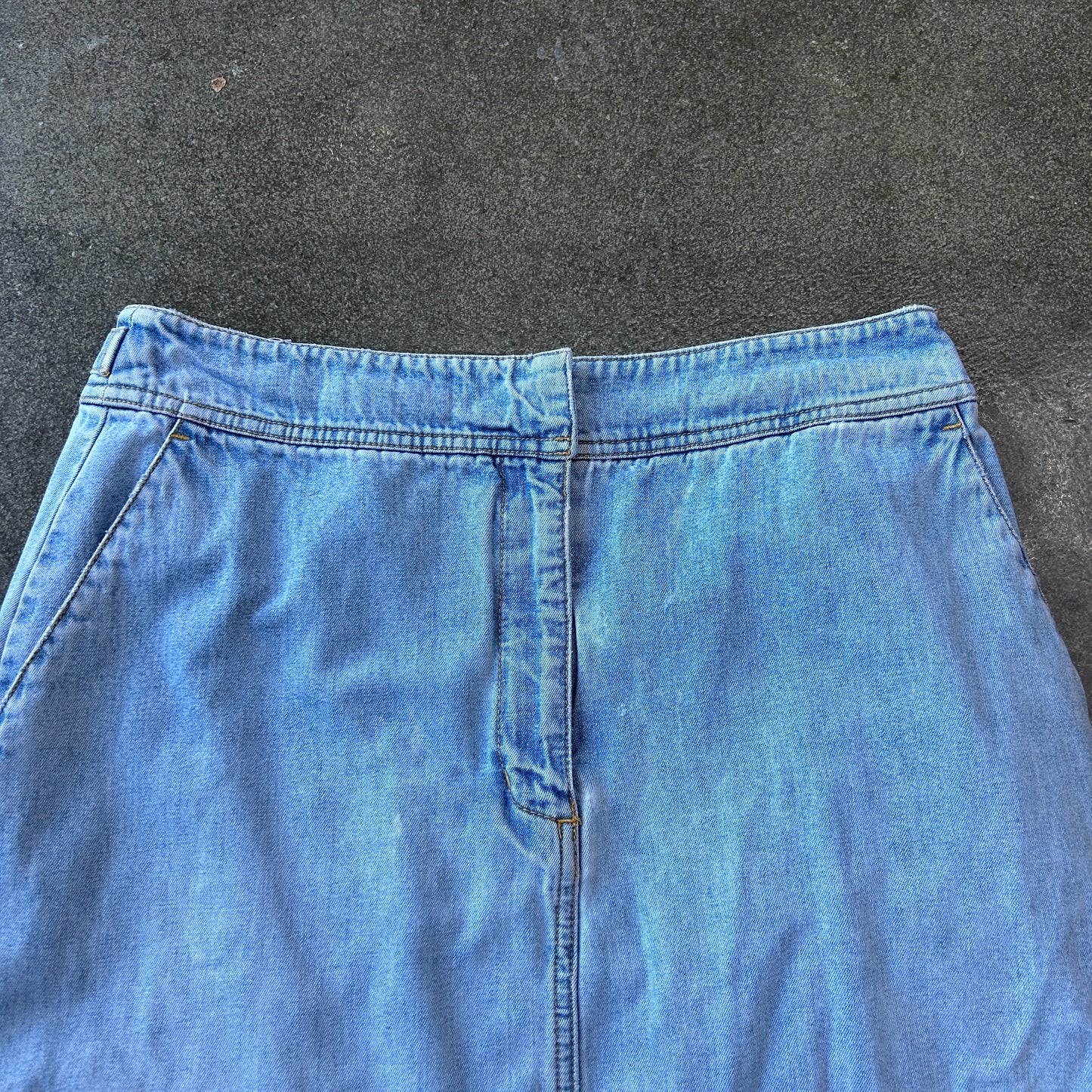 Eddie Bauer Long Denim Skirt