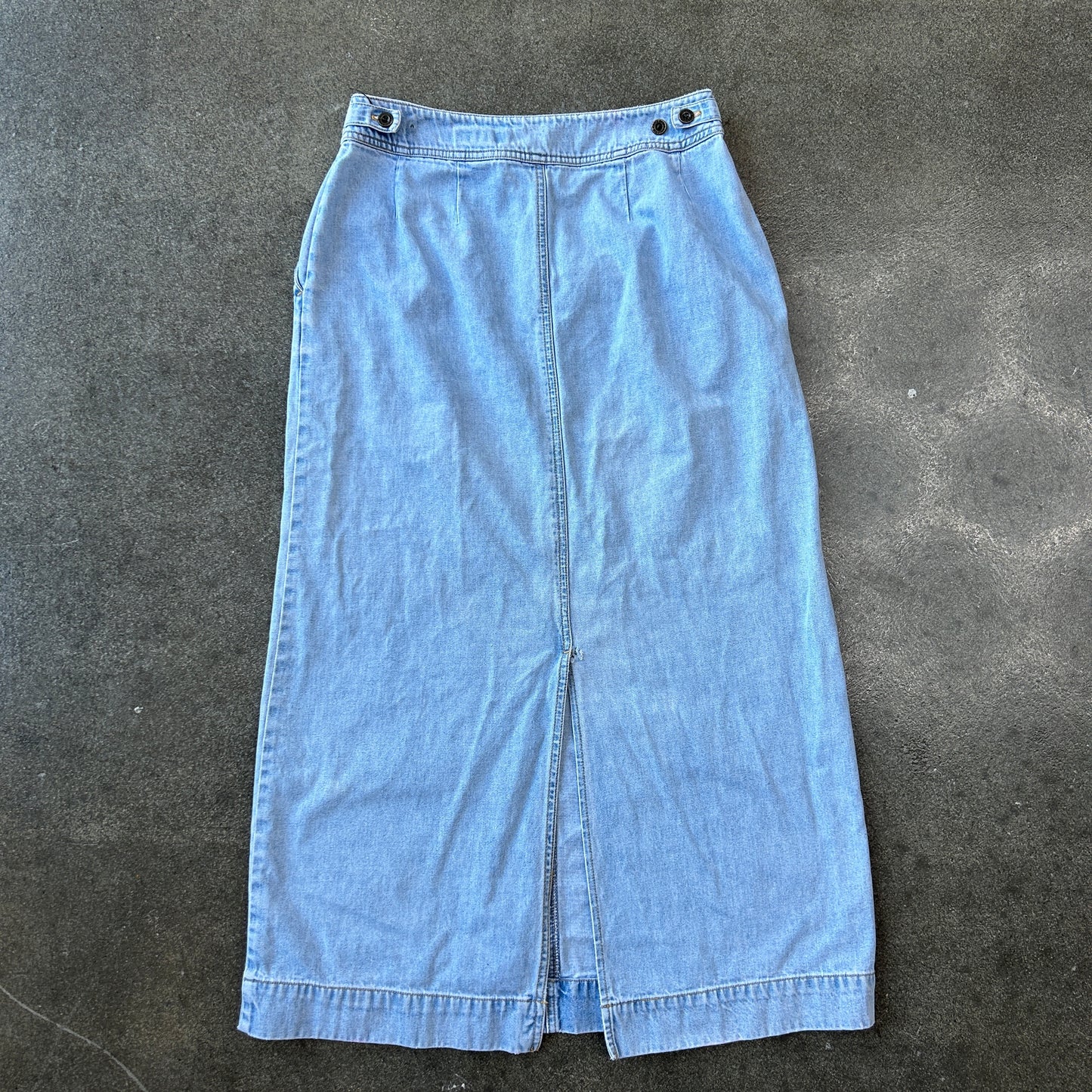 Eddie Bauer Long Denim Skirt