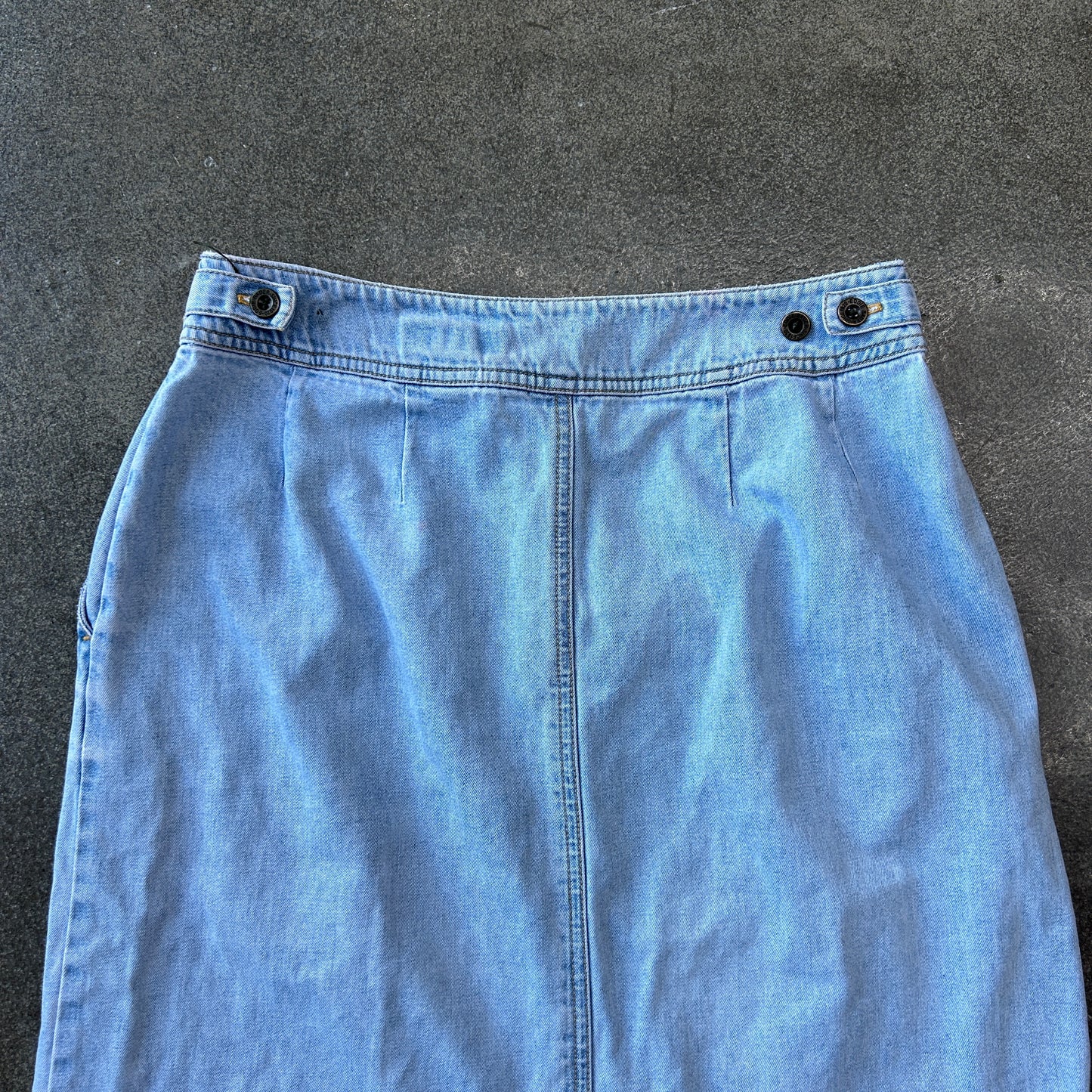Eddie Bauer Long Denim Skirt