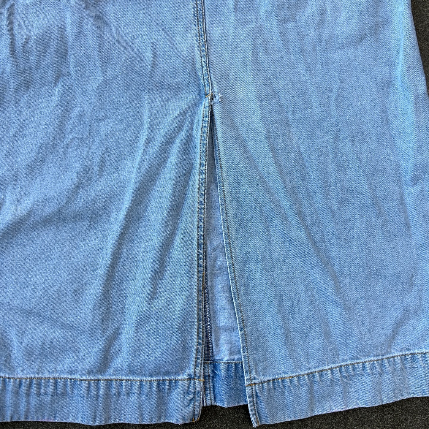 Eddie Bauer Long Denim Skirt