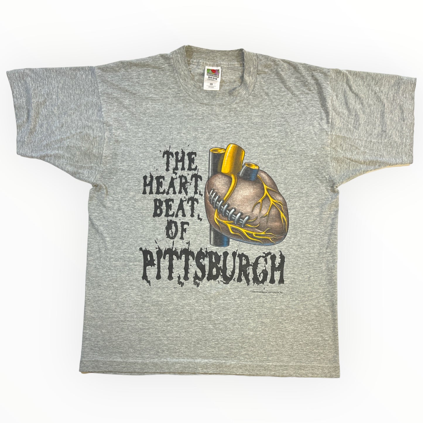Vintage 1996 The Heartbeat of Pittsburgh Tshirt