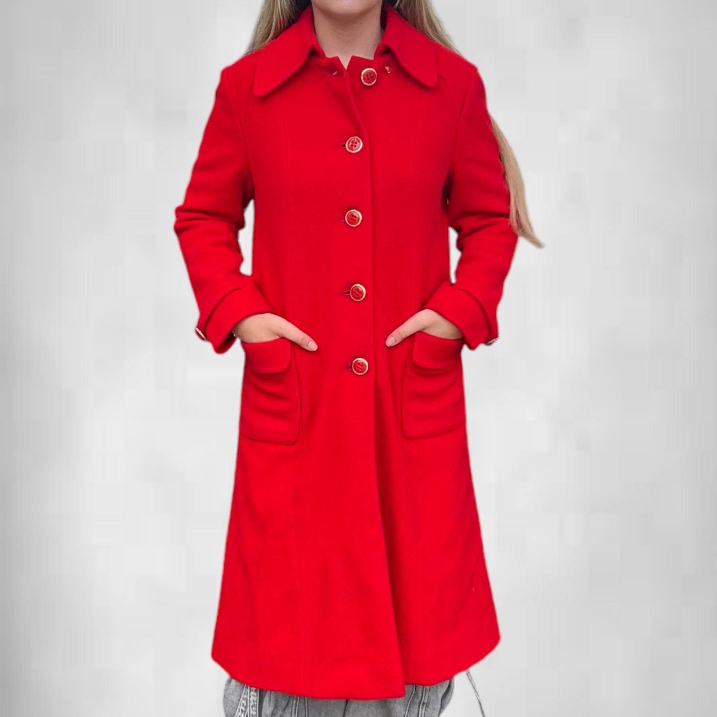 Vintage Kinsler Wool Trench Coat