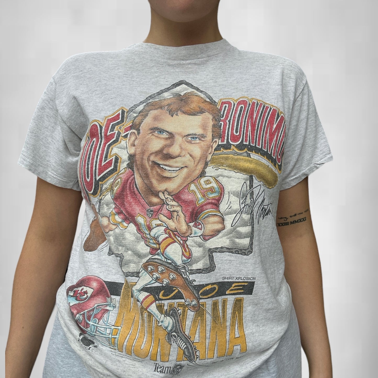Vintage 1994 Joe Montana KC Chiefs Tee