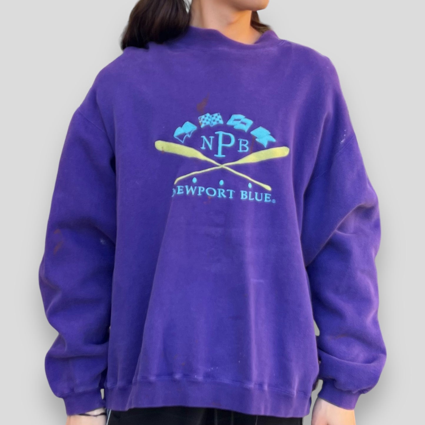 Newport Blue Crewneck