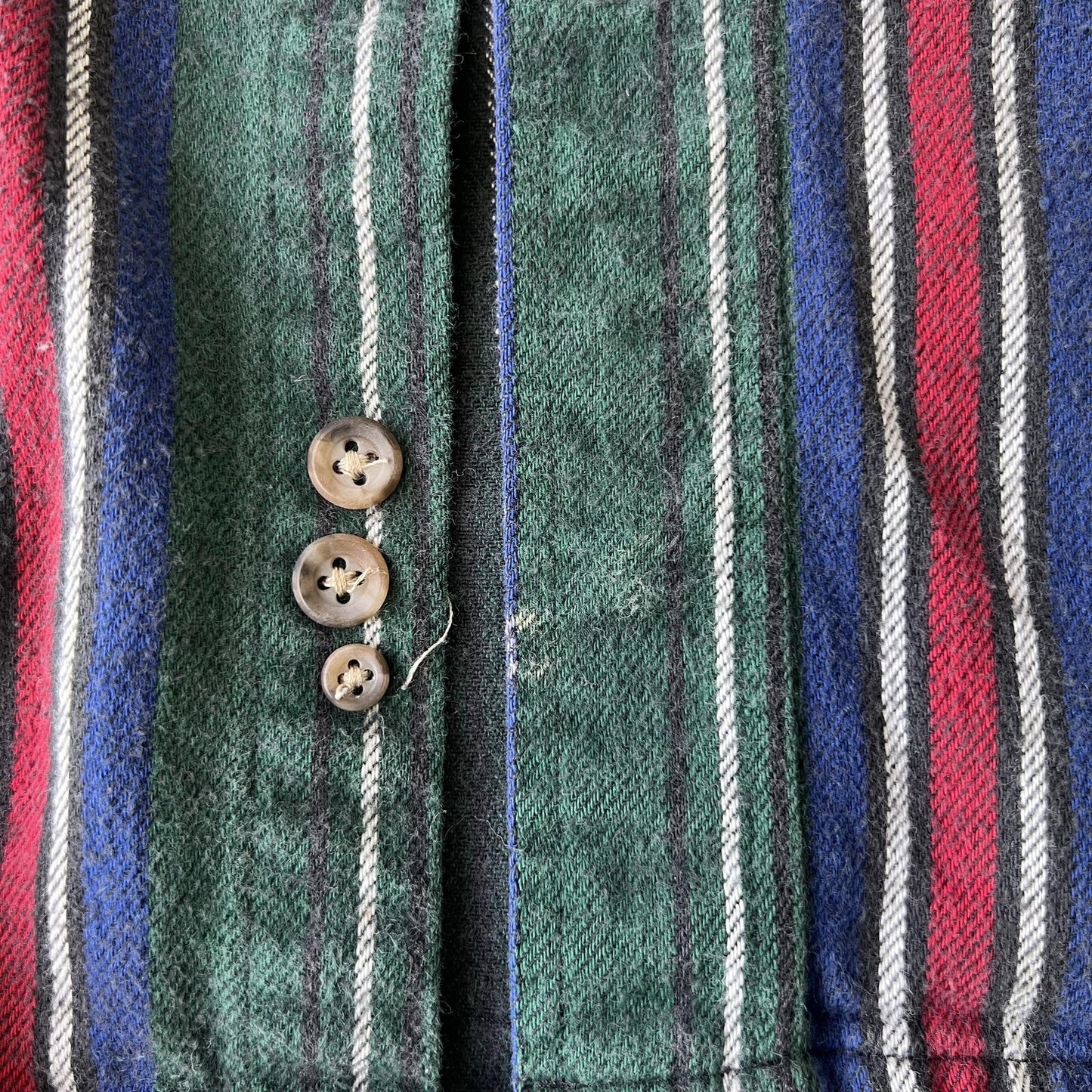 Vintage Eddie Bauer Flannel Striped Button Up