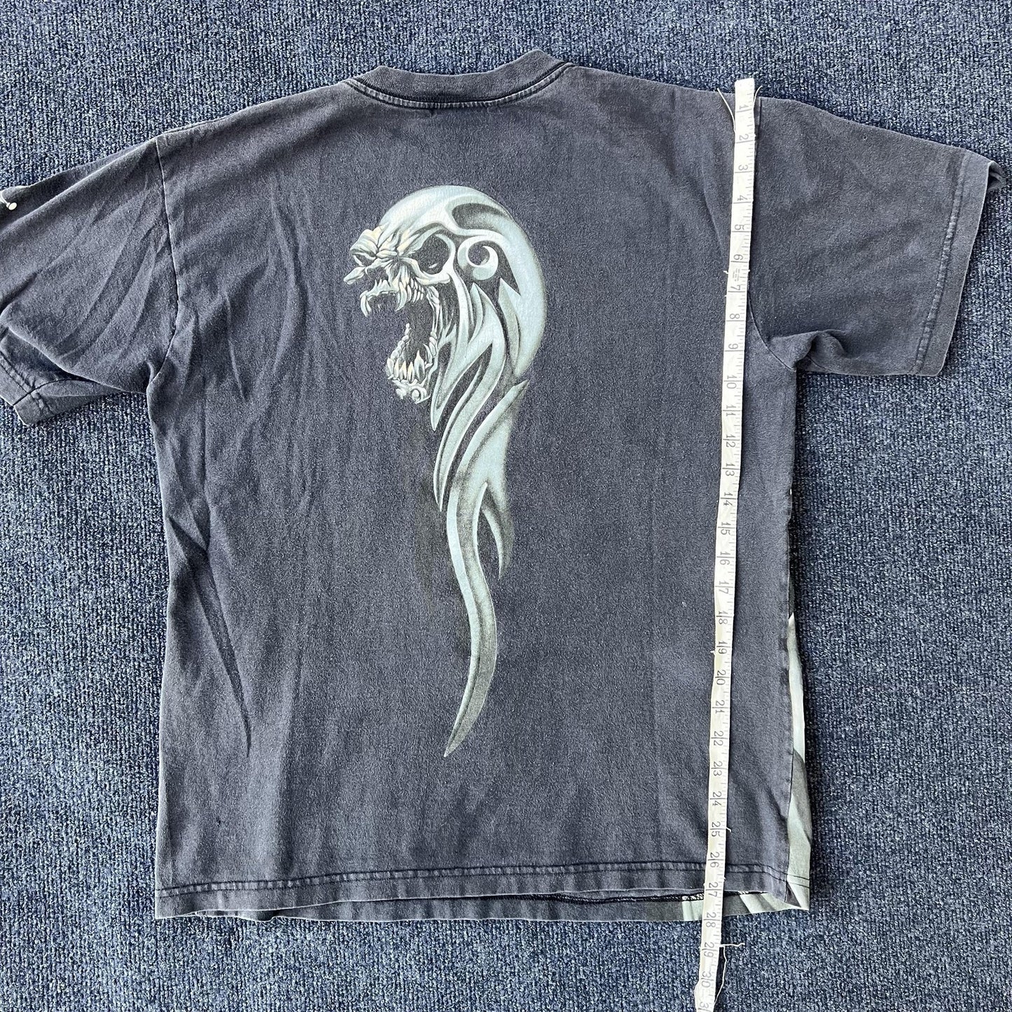 Vintage 90s JNCO Tribal Skull Tee