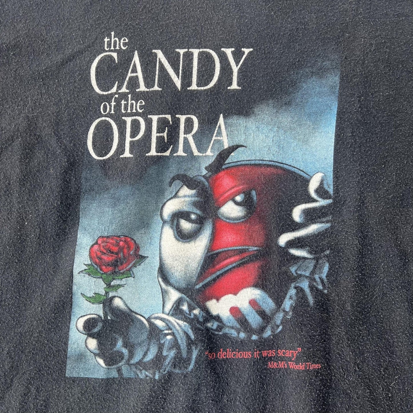 Vintage 90s M&M's Candy of the Opera Tee