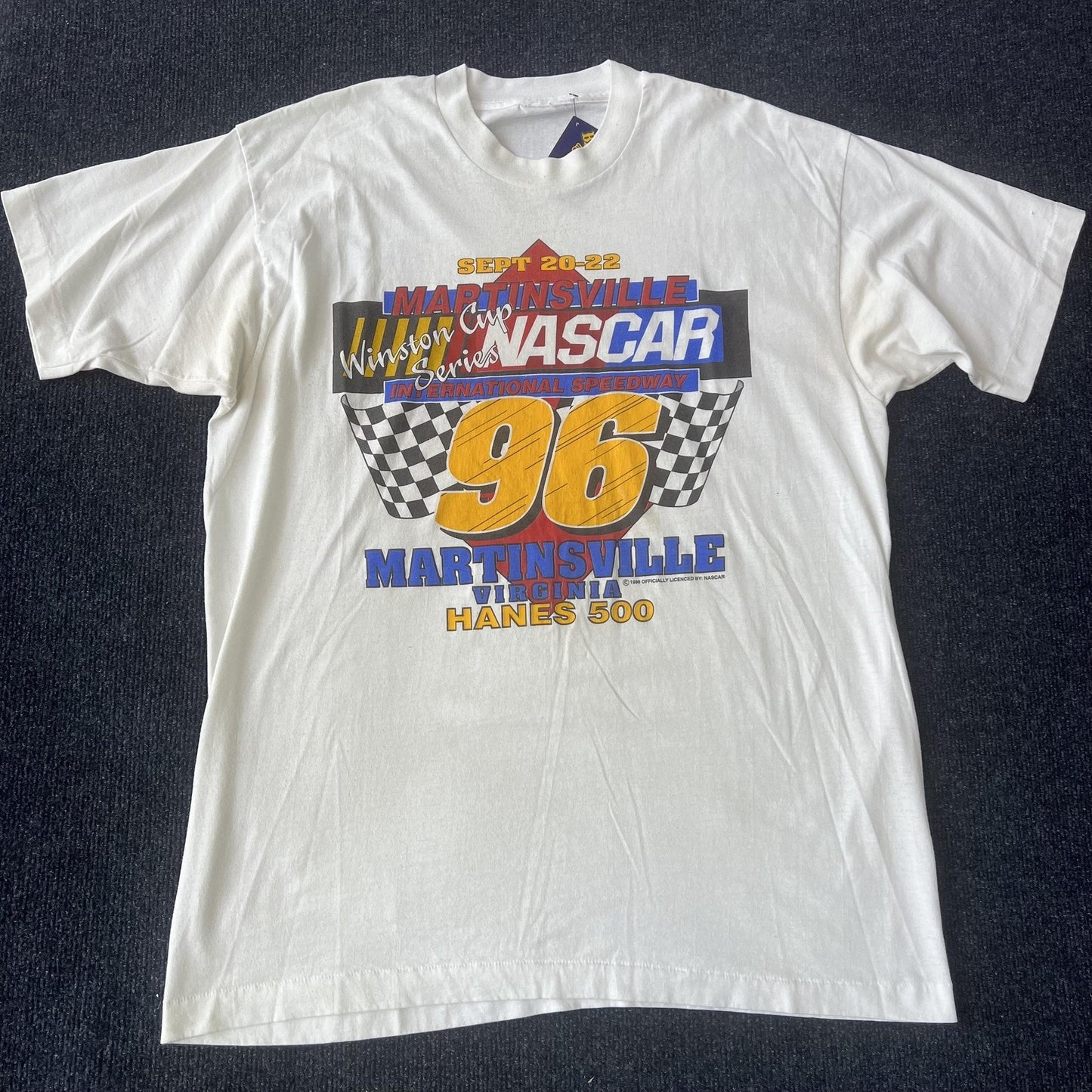 Vintage 90s Nascar Martinsville Winston Cup Tee