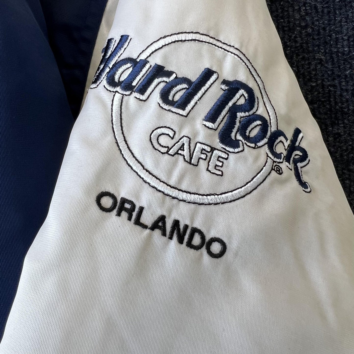 Vintage 90s Hard Rock Cafe Bomber Jacket