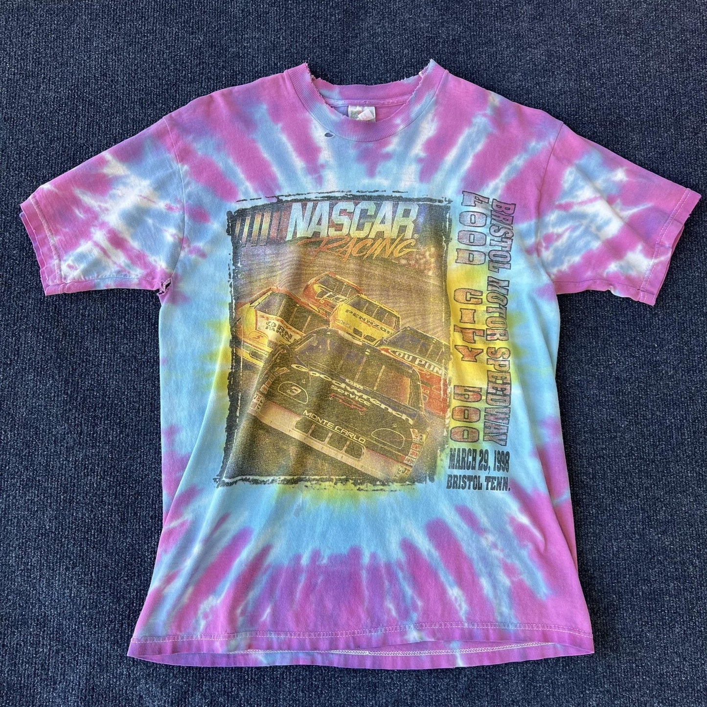 Vintage 90s Nascar 50th Anniversary Bristol Tee