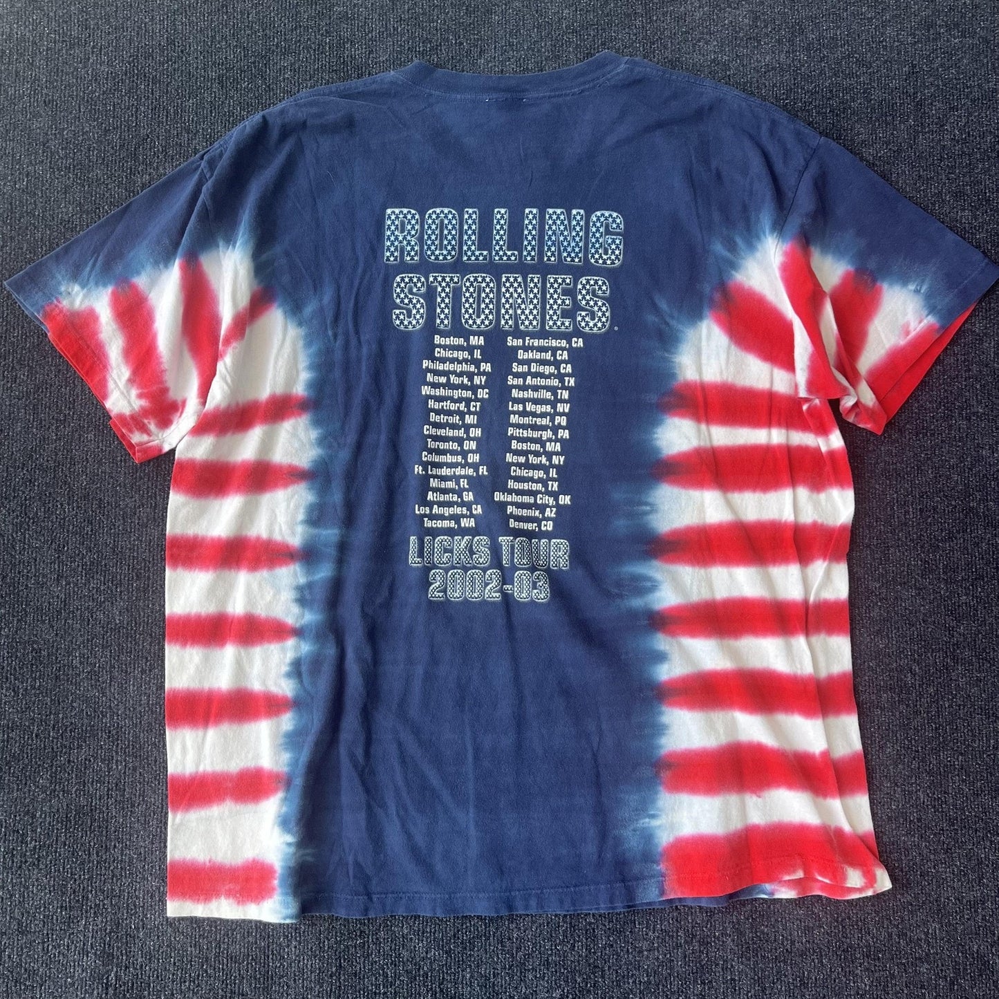 Vintage Rolling Stones 2002 Band Tee