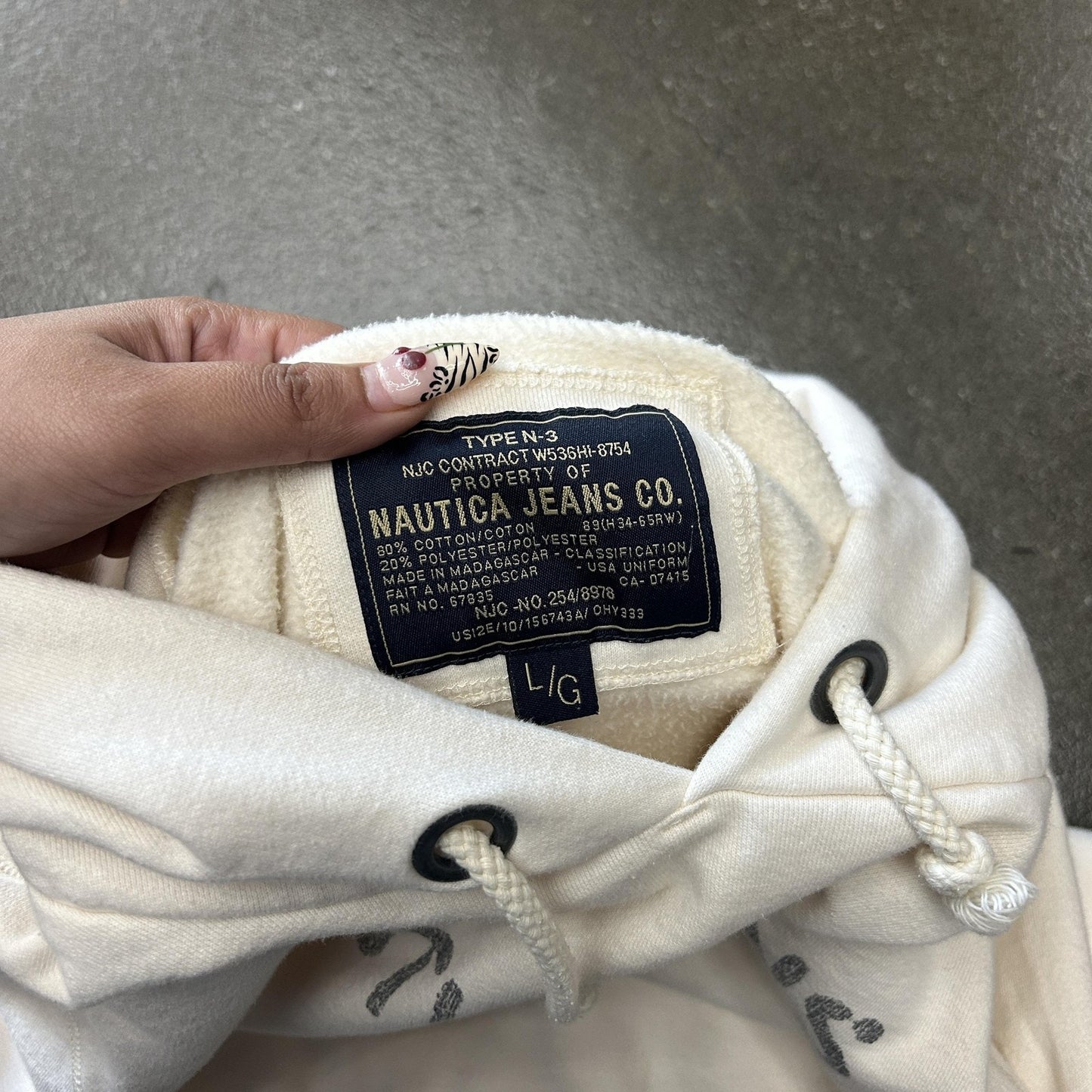 Vintage Nautica Jeans Hoodie