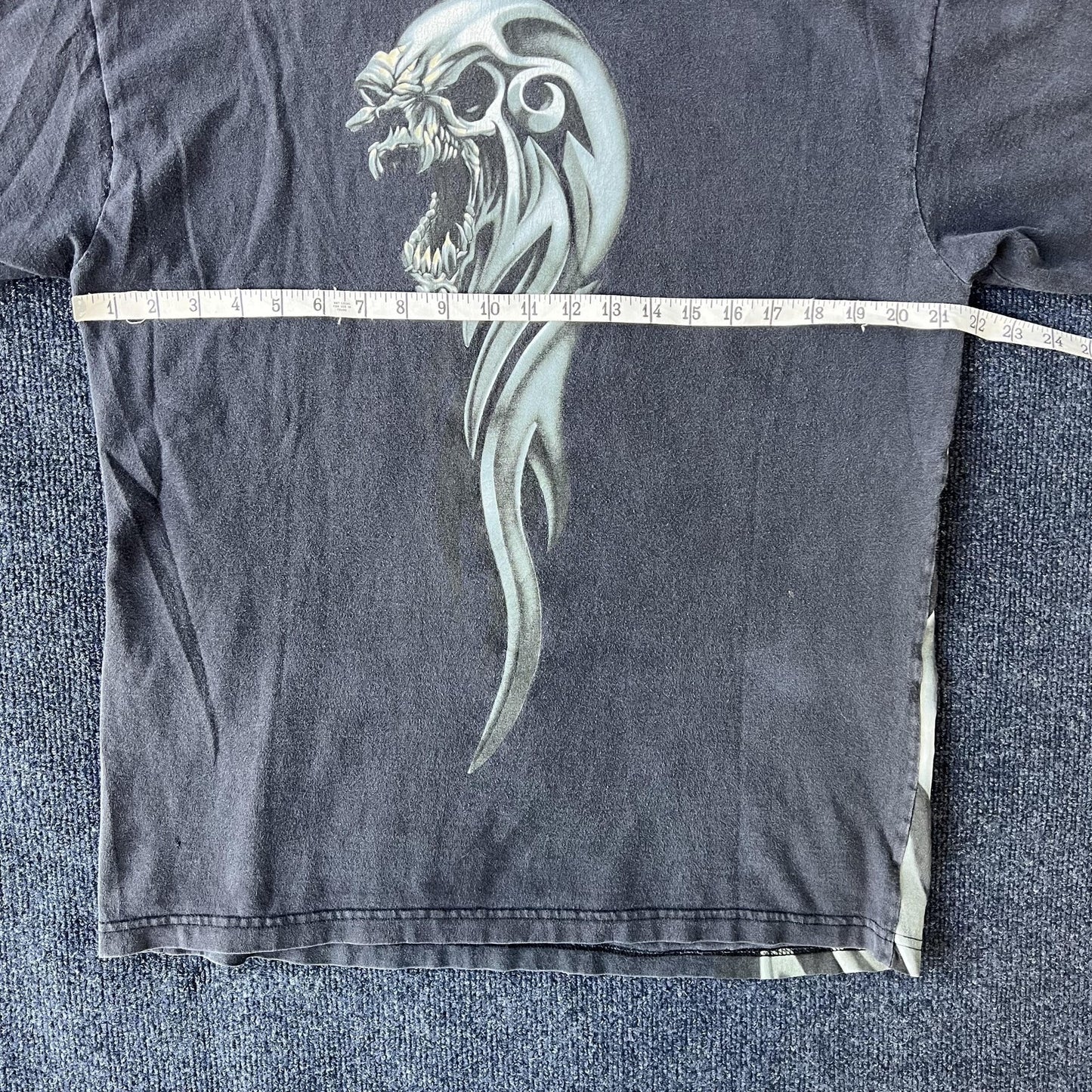 Vintage 90s JNCO Tribal Skull Tee