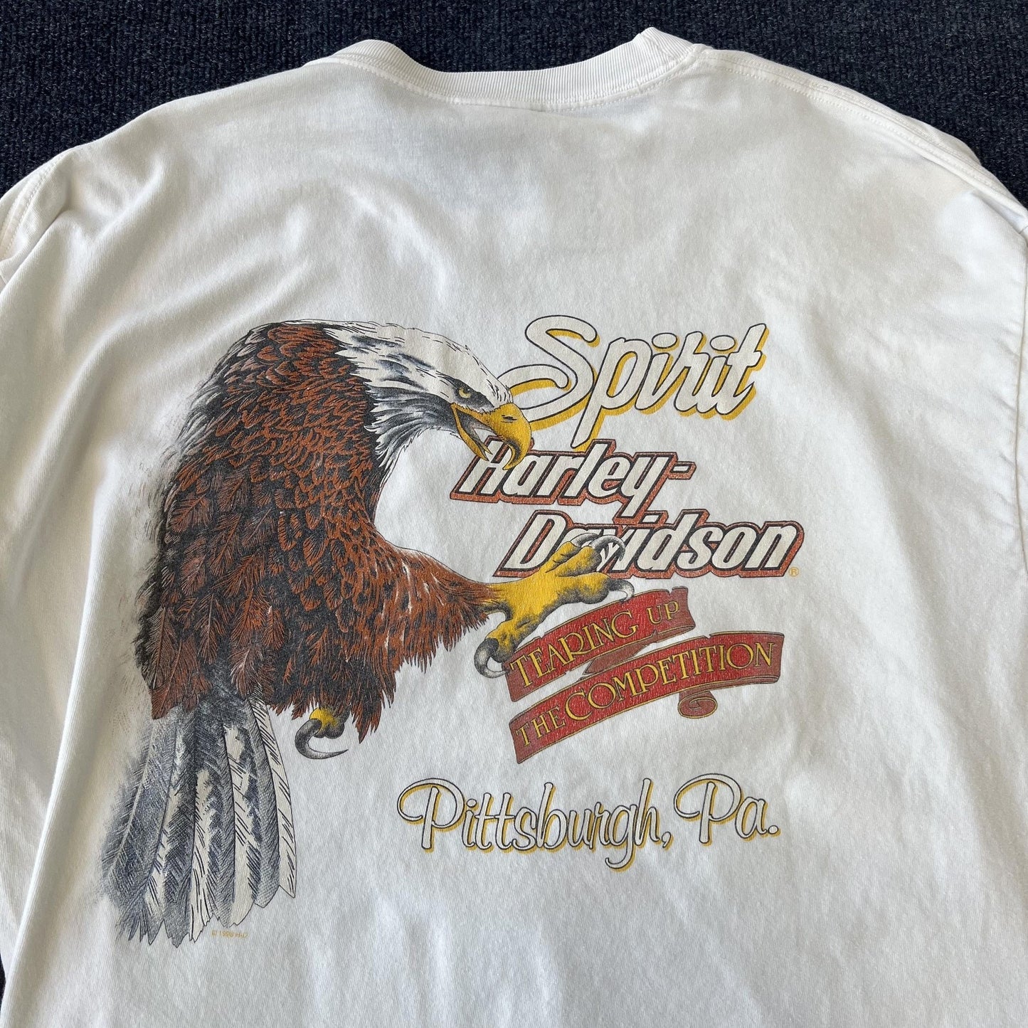 Vintage 2006 Harley Flame Spade Long Sleeve