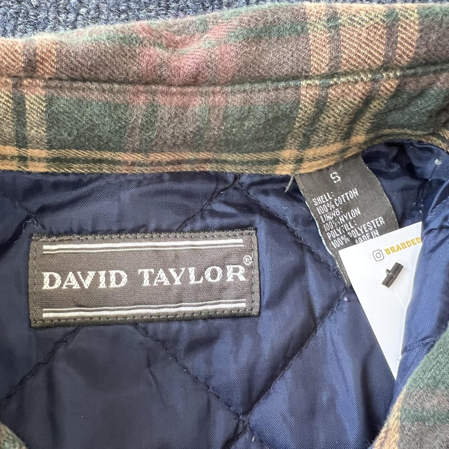Vintage 90s Workwear Insulated Flannel