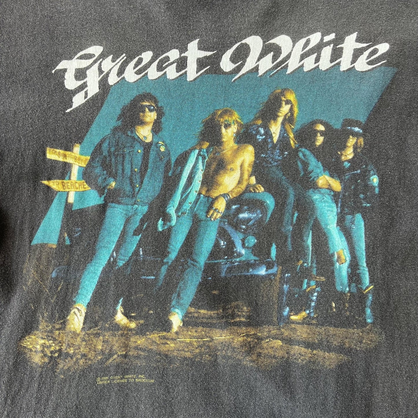Vintage 80s Great White Band Tee