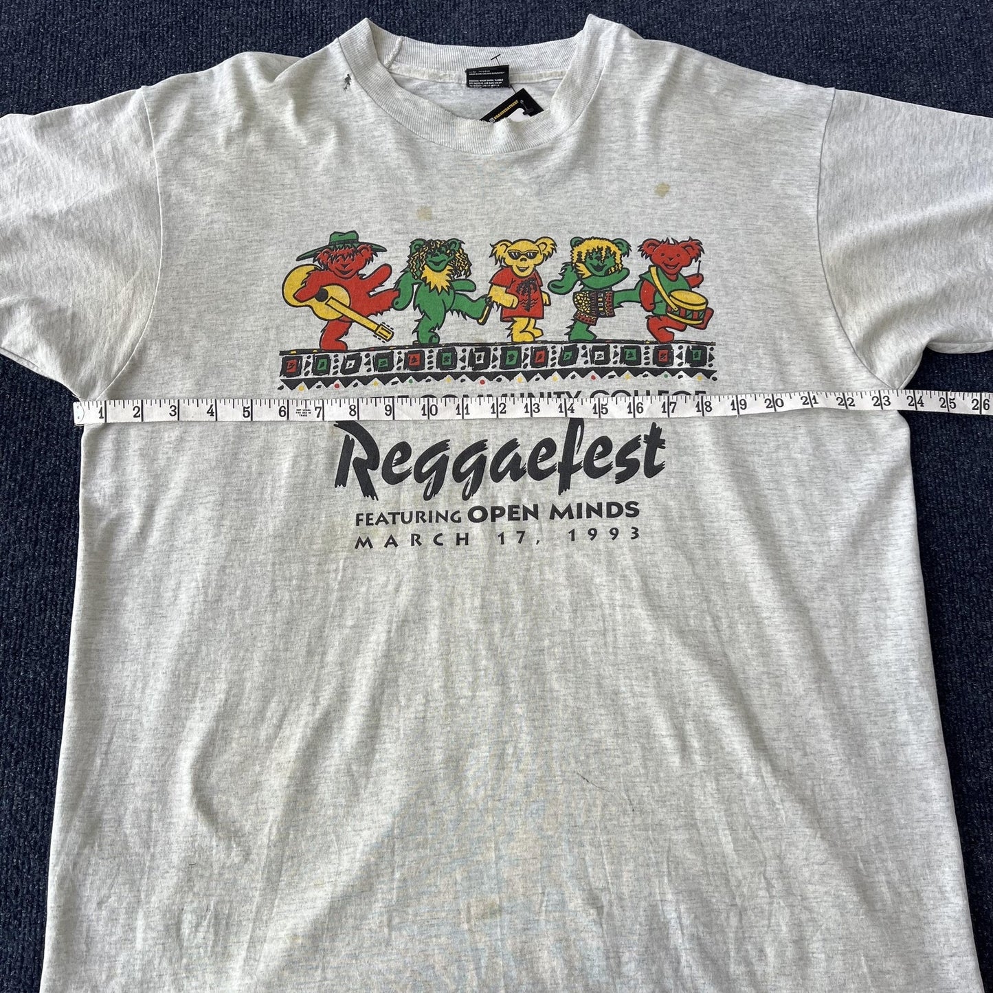 Vintage 1993 Grateful Dead Reggaefest Tee