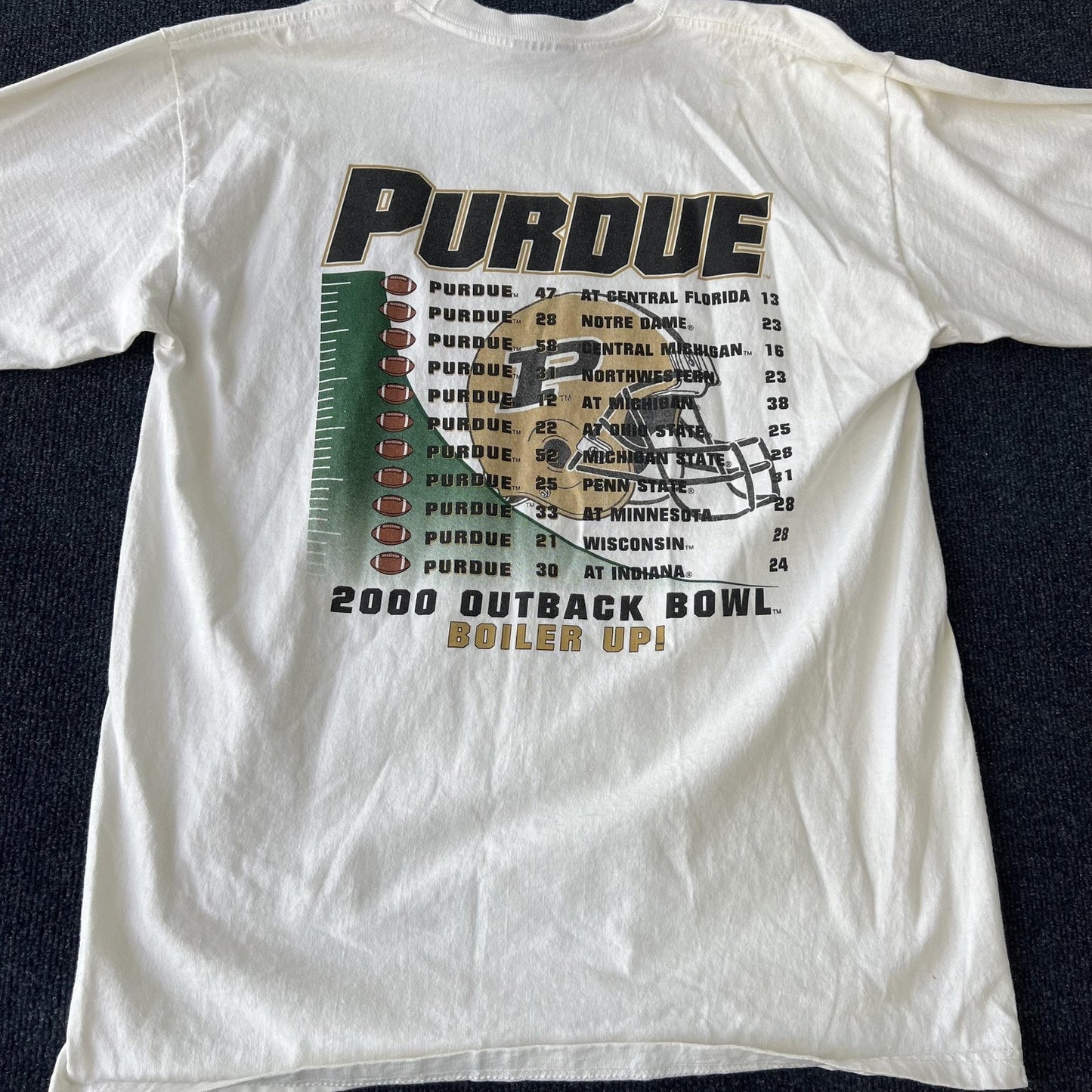 Y2K Purdue Football Tee