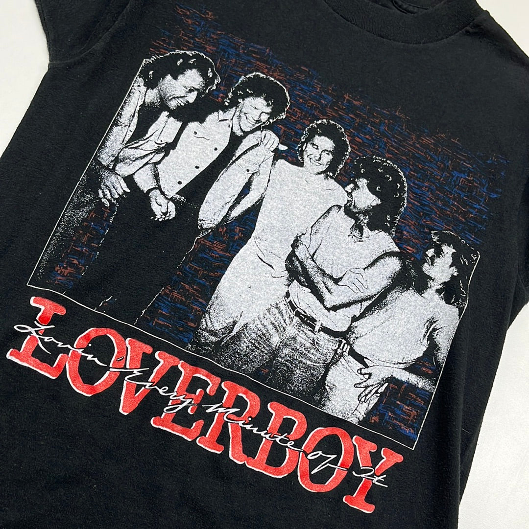 Vintage 1986 Loverboy Lovin’ Every Minute of It Tour Tee