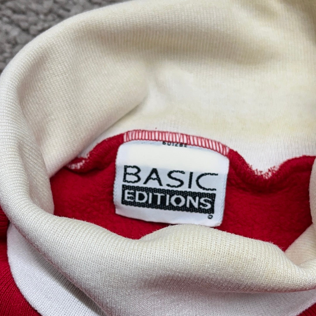 General Store Red Turtleneck Crewneck