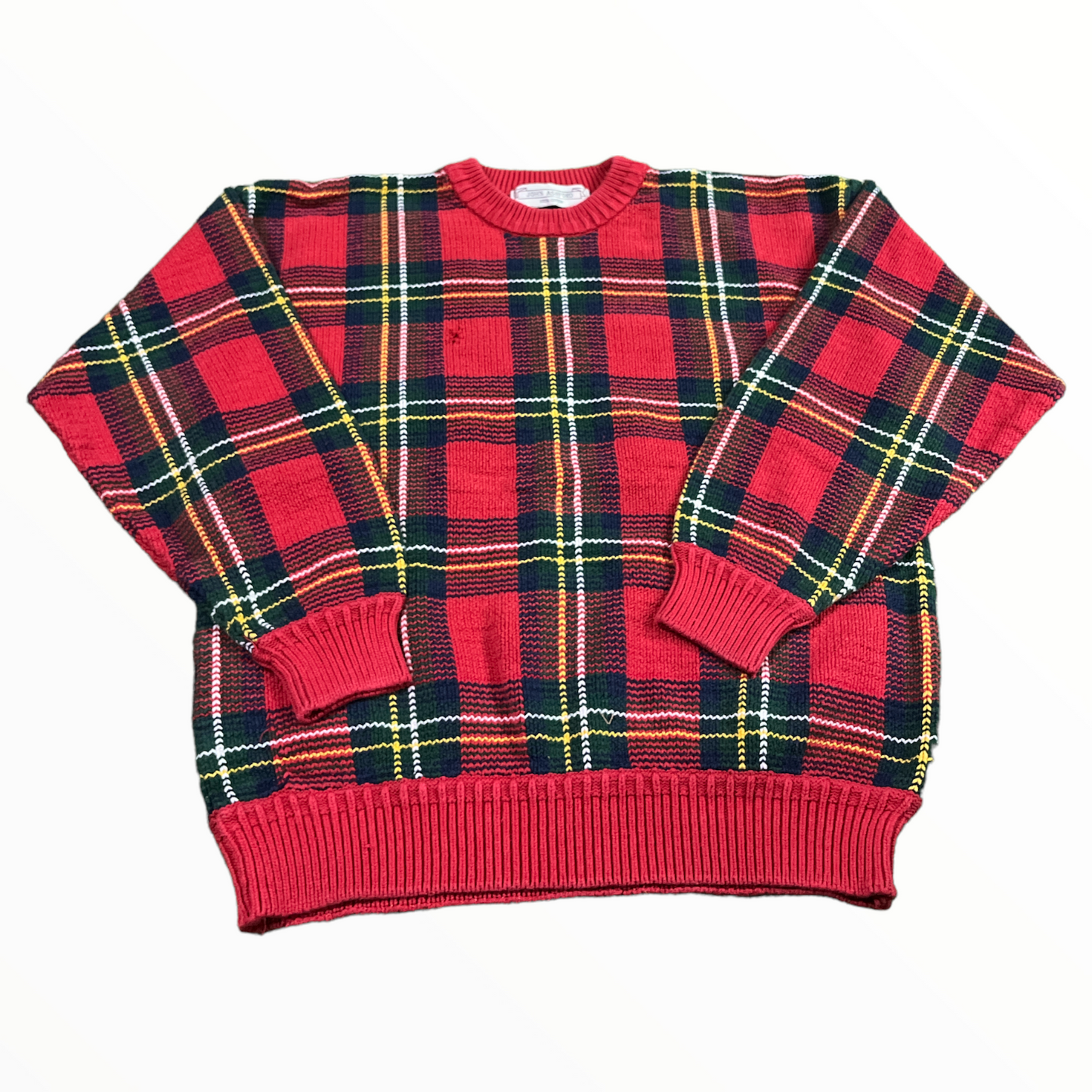 Vintage John Ashford Plaid Sweater