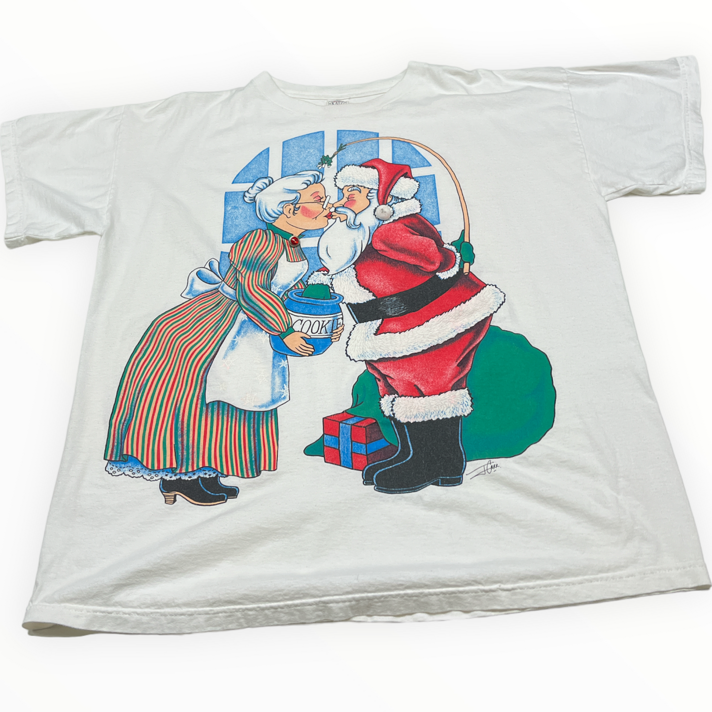 Vintage Santa and Mrs Clause Tee