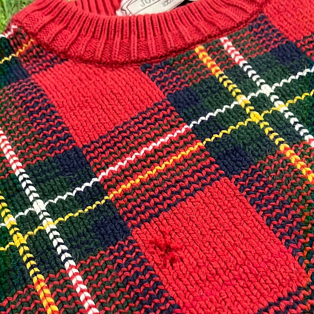 Vintage John Ashford Plaid Sweater