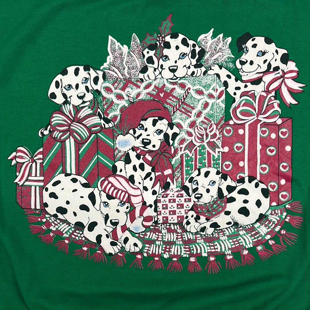 Vintage Dalmatian Holiday Crewneck