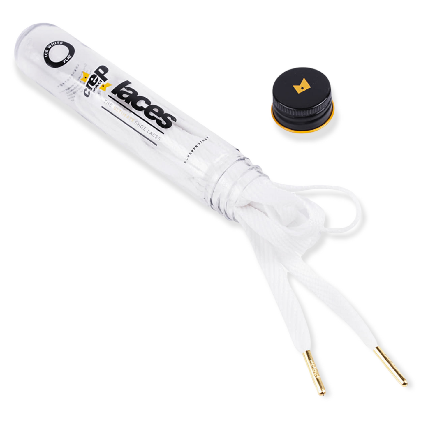 Crep White Laces