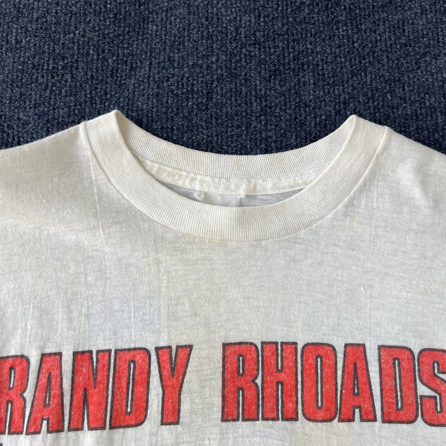 Vintage 80s Randy Rhoads Memorial Tee
