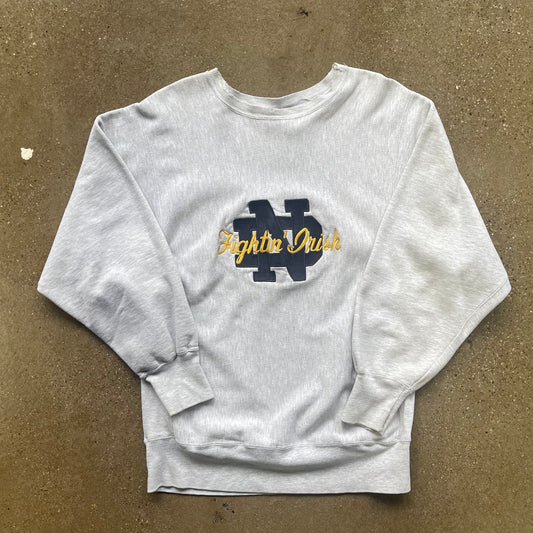 Vintage Notre Dame Reverse Weave Crewneck