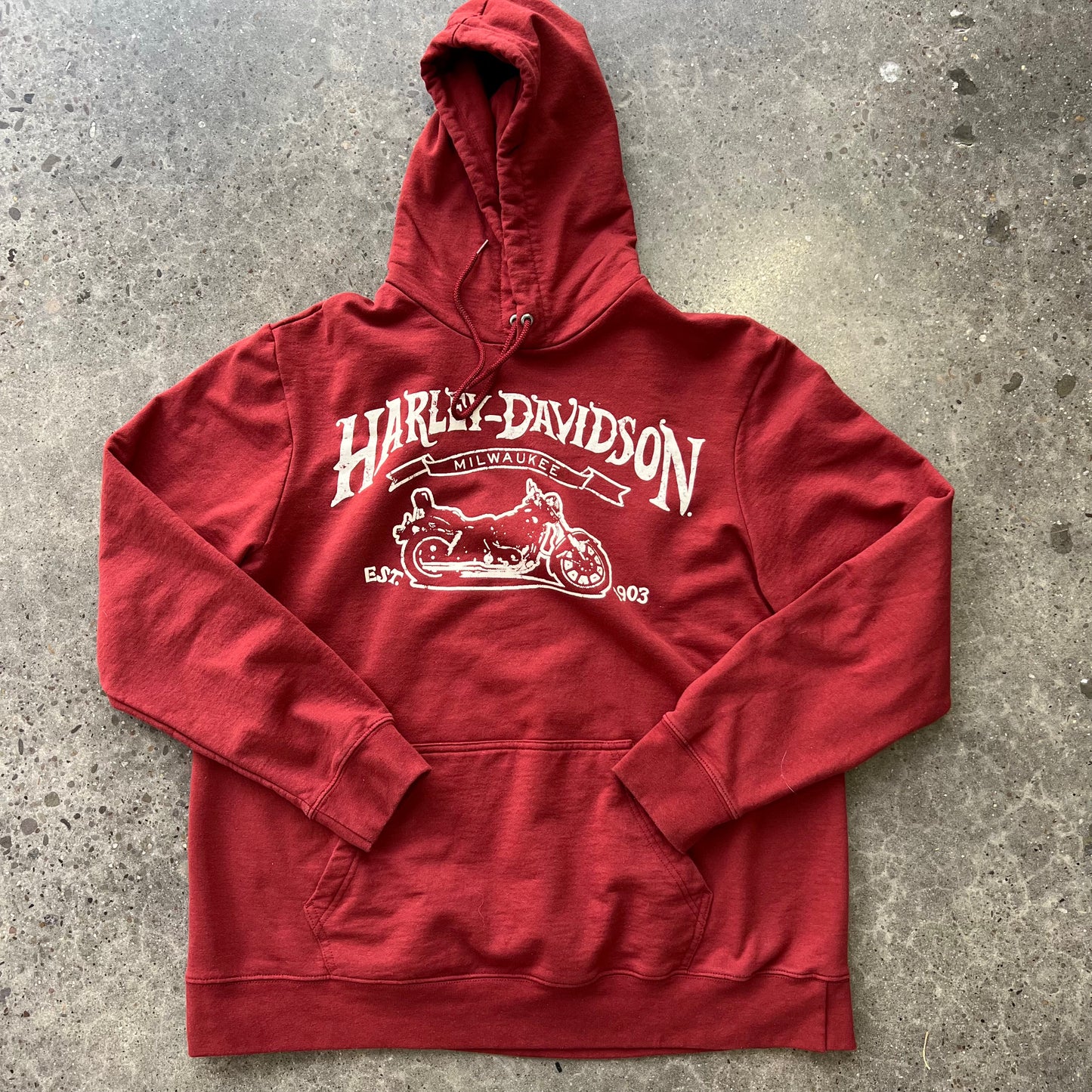 Vintage Harley Davidson Milwaukee Hoodie